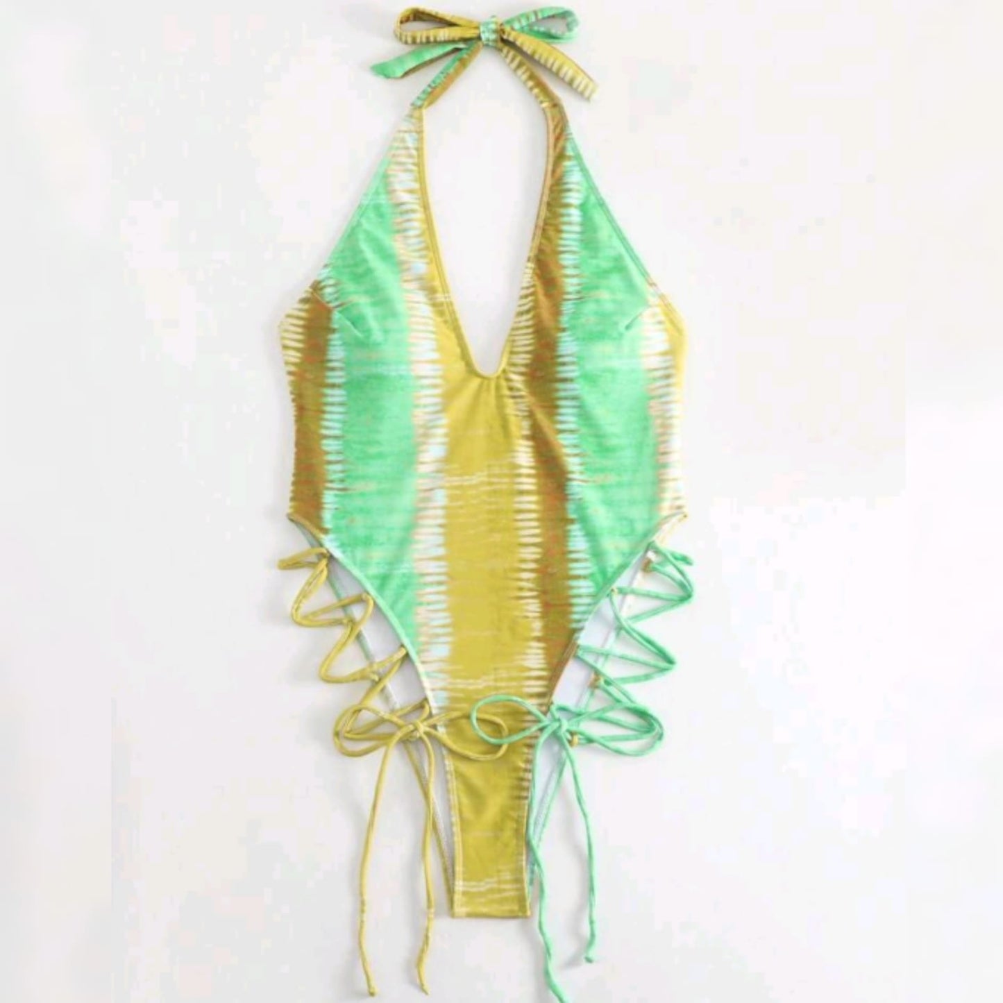 Lace up monokini