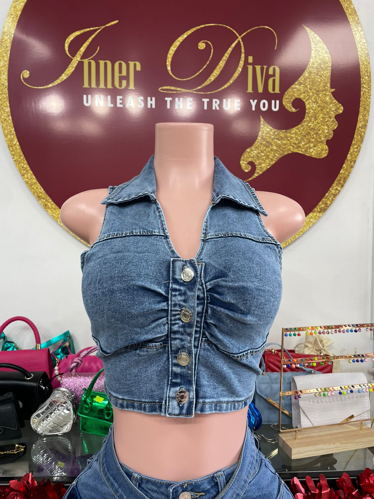Denim Top