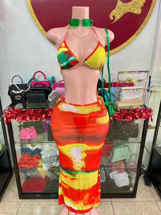 Sunset 3 Piece Swim