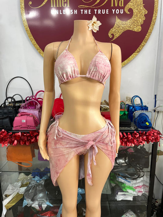 Pink 3Piece Swim
