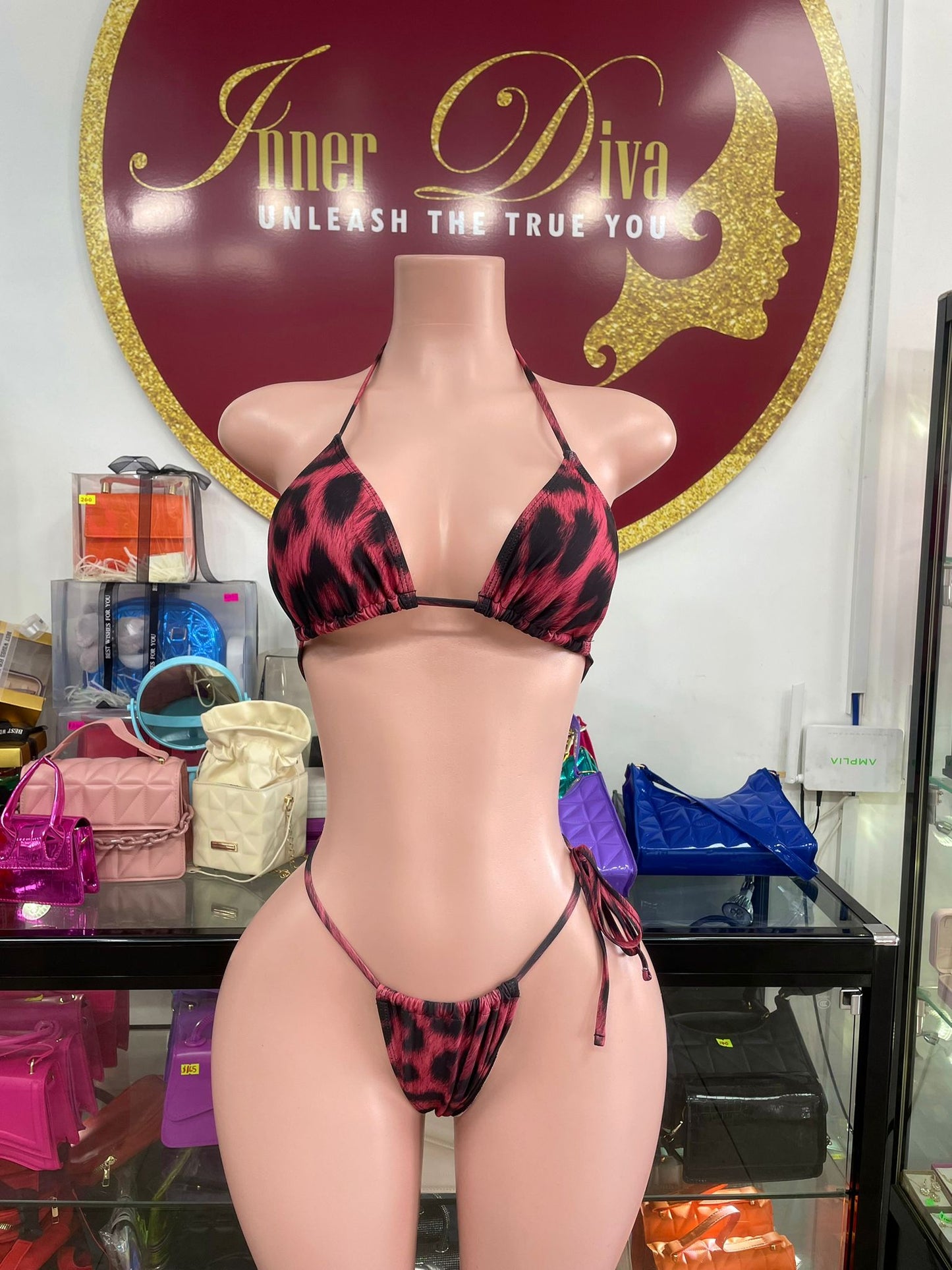 Keisha Leopard 3 Piece Swimsuit