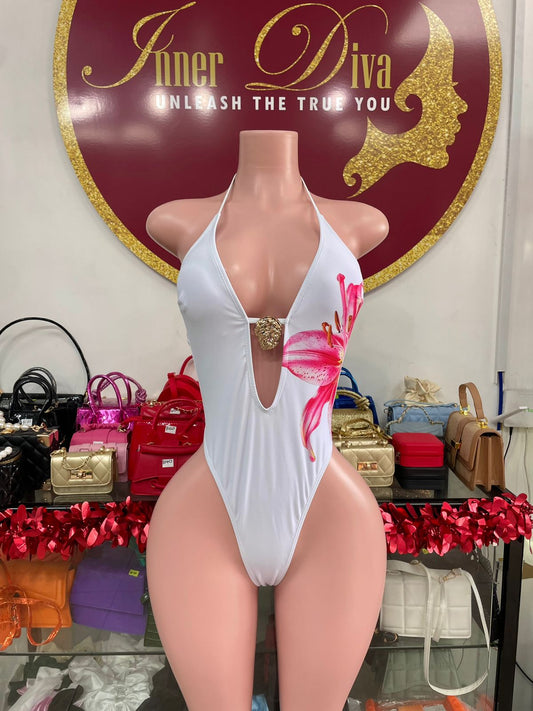 White Monokini