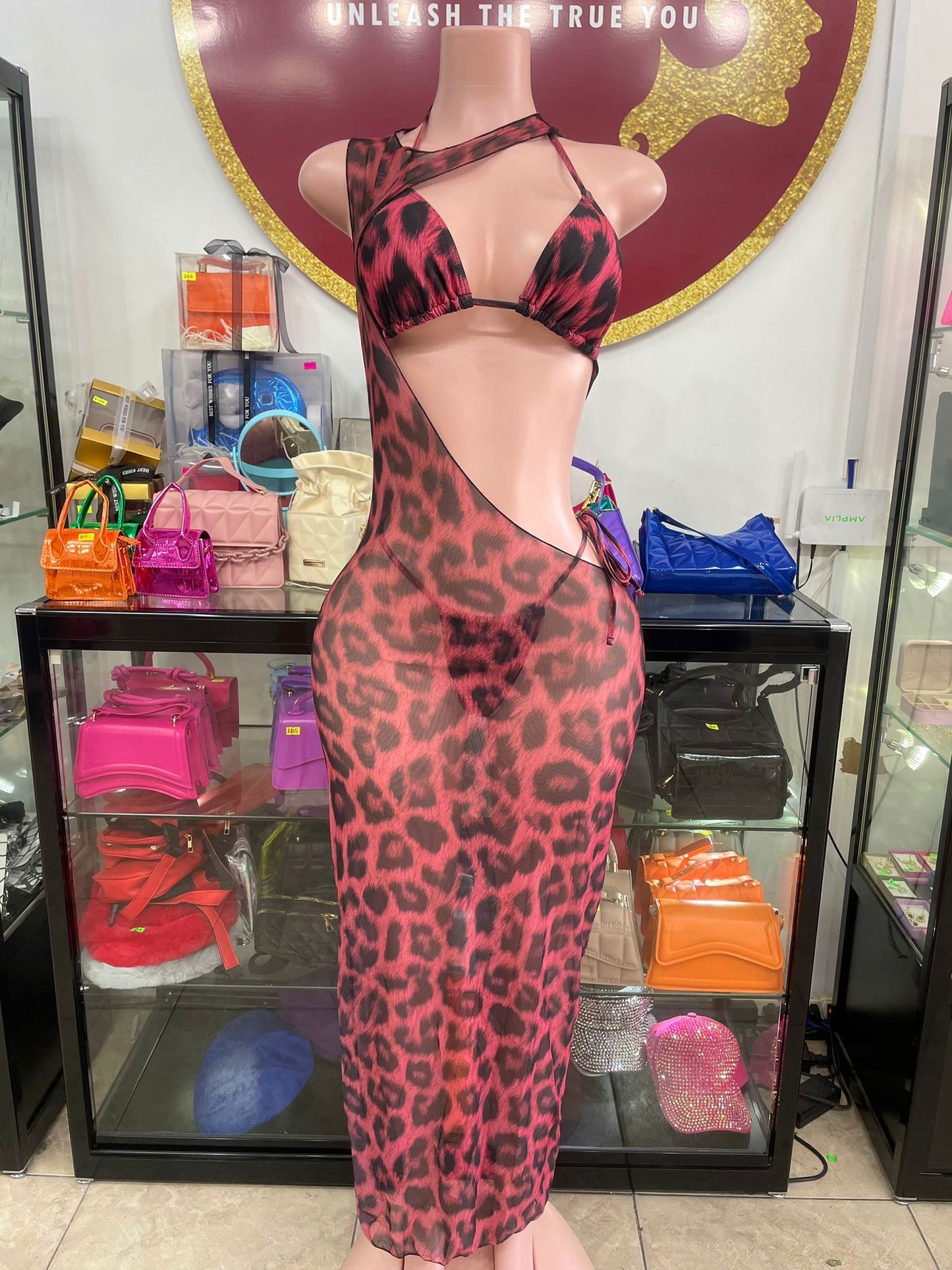 Keisha Leopard 3 Piece Swimsuit