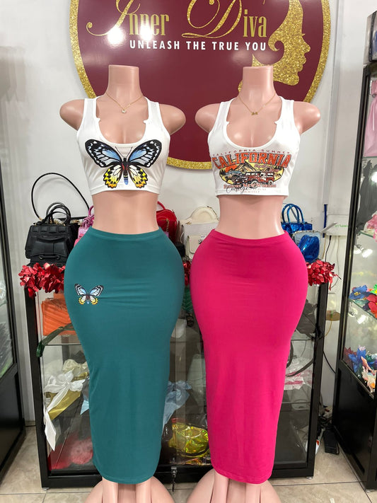 Maxi Skirt Set