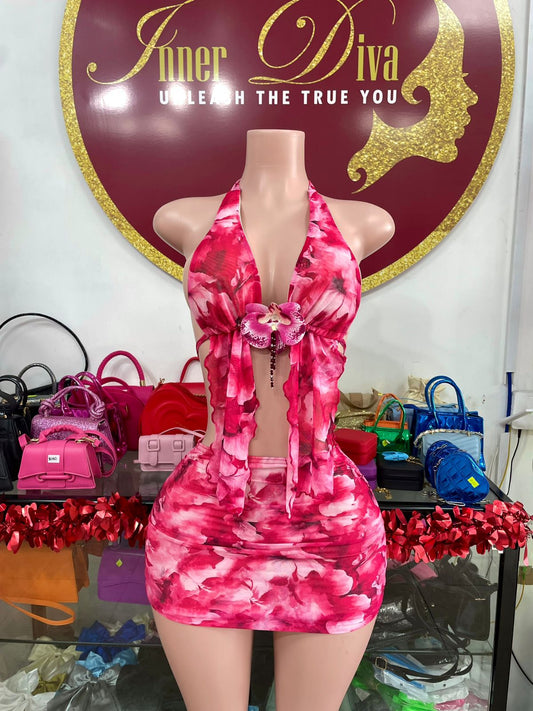 Floral Skirt Set