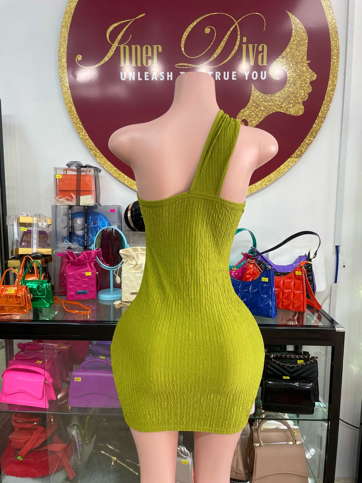 Myra One Shoulder Dress
