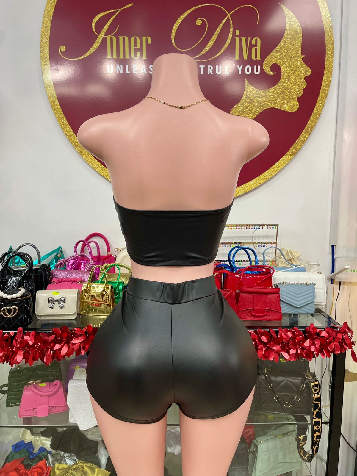 Leather Corset Top