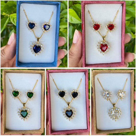 Heart chain set