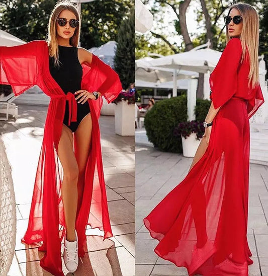 Chiffon Beach Coverup