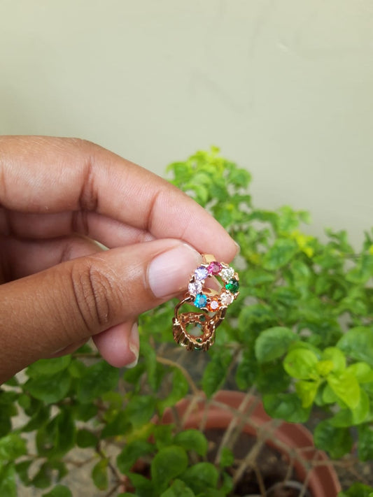 Circular CZ Hoop