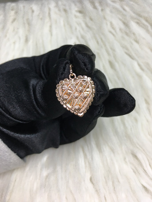 Rose Gold Heart Pendant