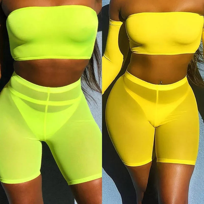 Mesh pants