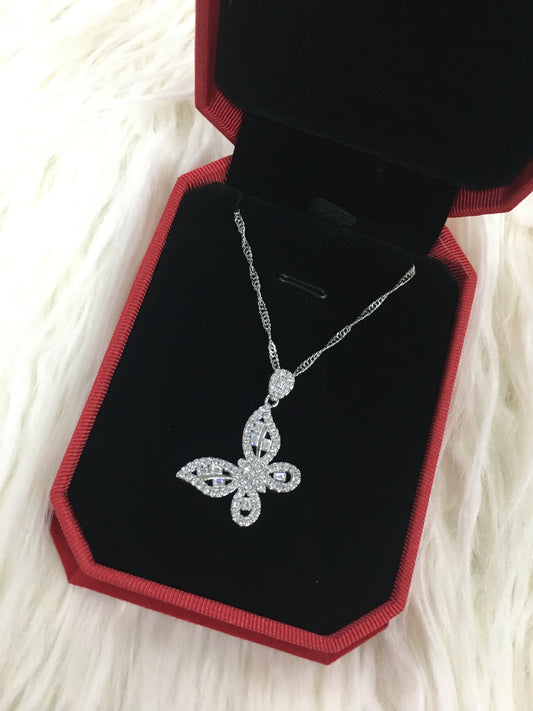 Sterling Silver Butterfly Chain