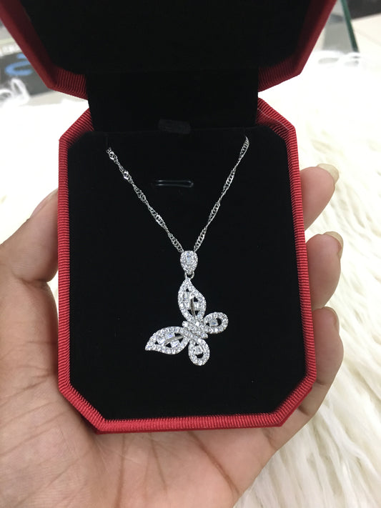 Sterling Silver Butterfly Chain