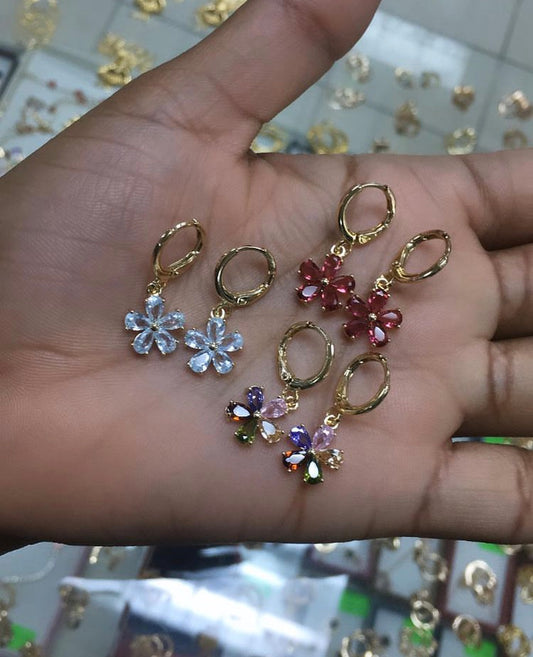Hanging Flower Earring