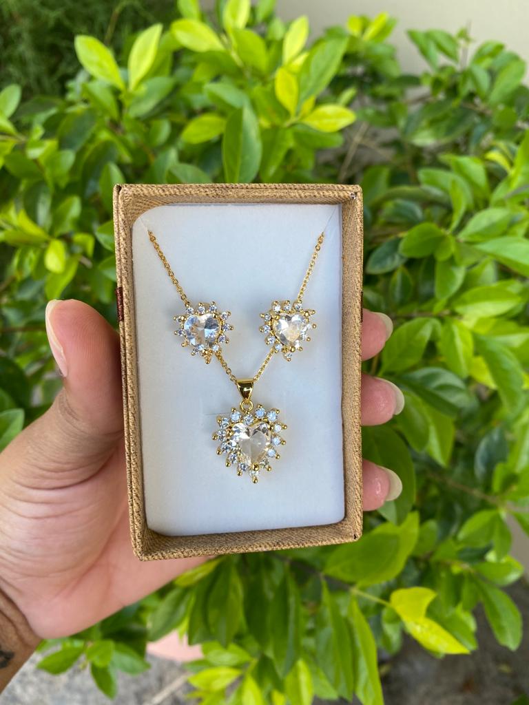 Heart chain set