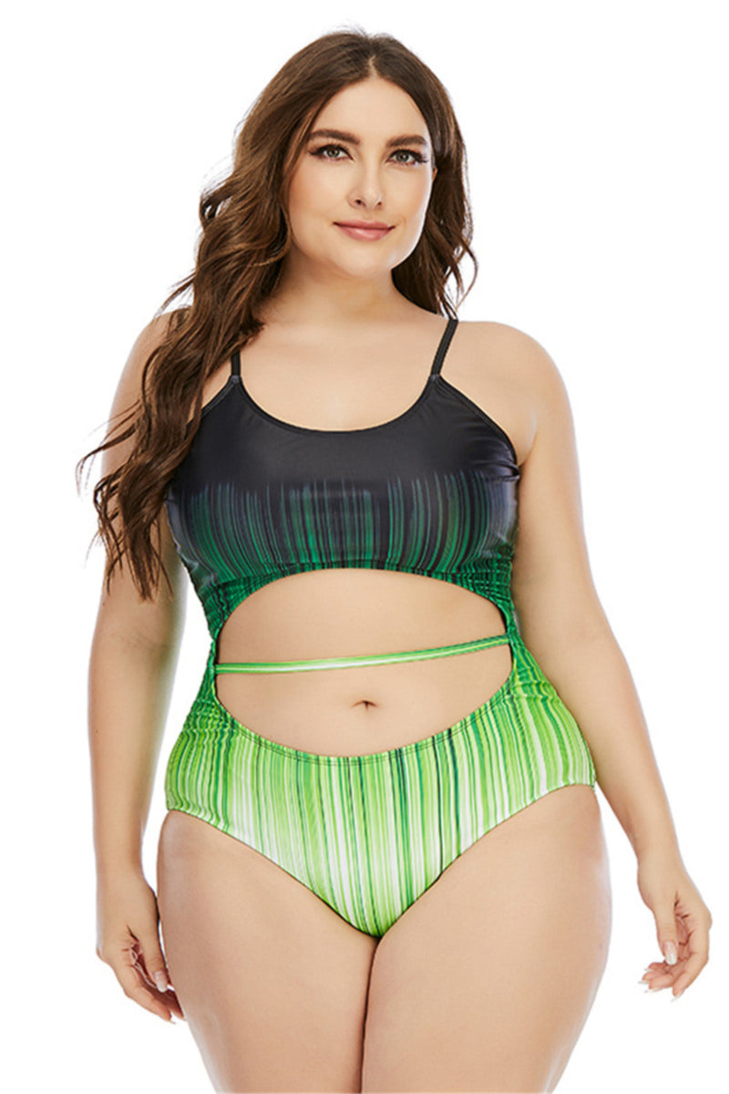 Green monokini