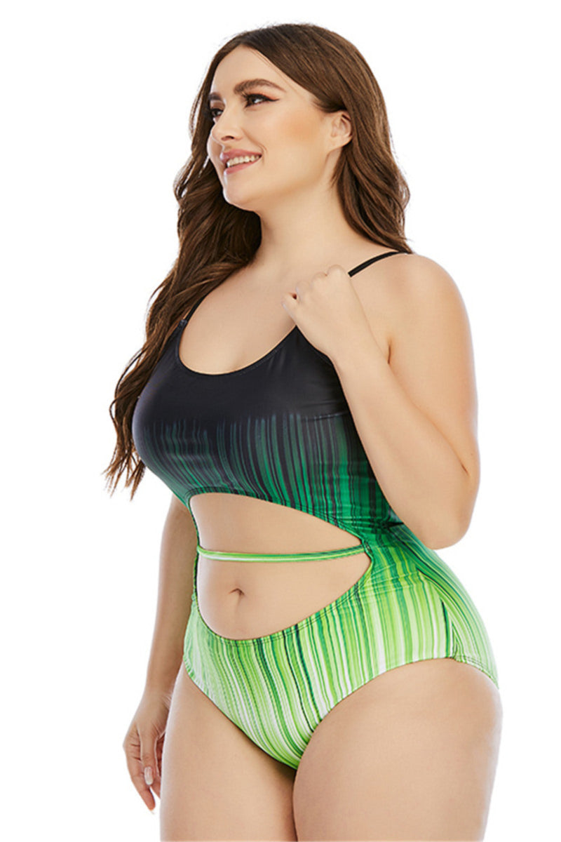Green monokini