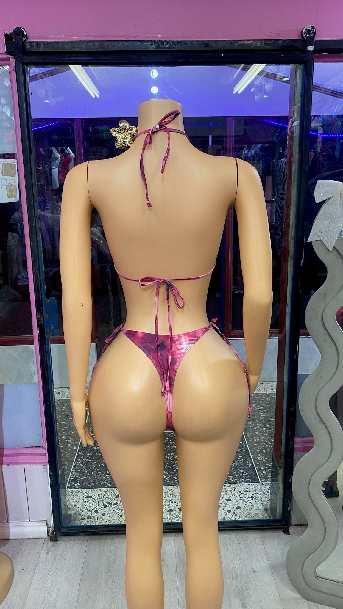 Beaded Tie Dye 3pc Swim