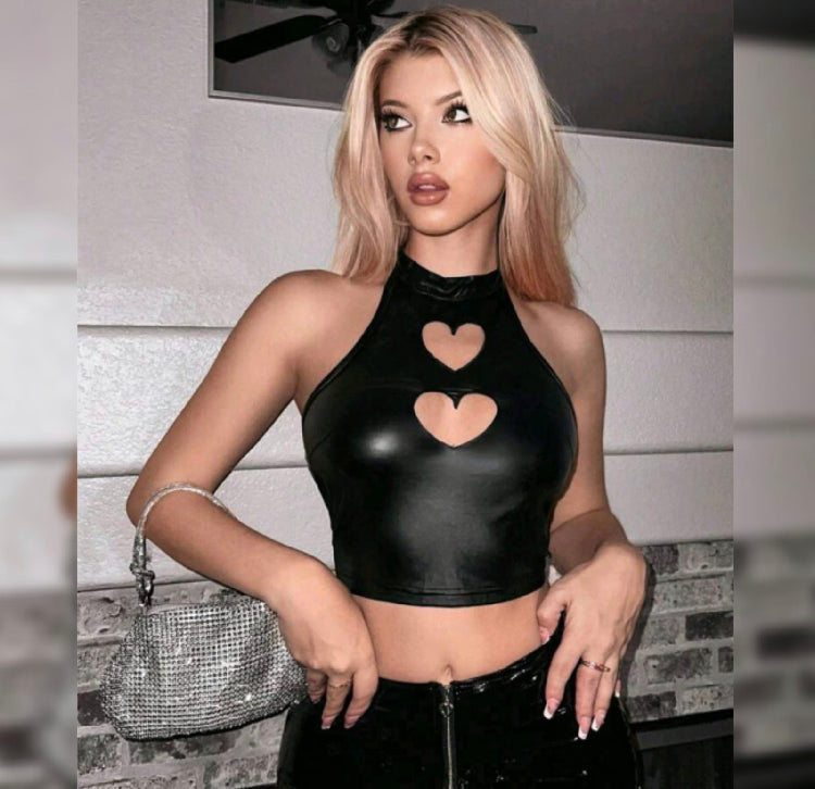 Heart Cutout Top