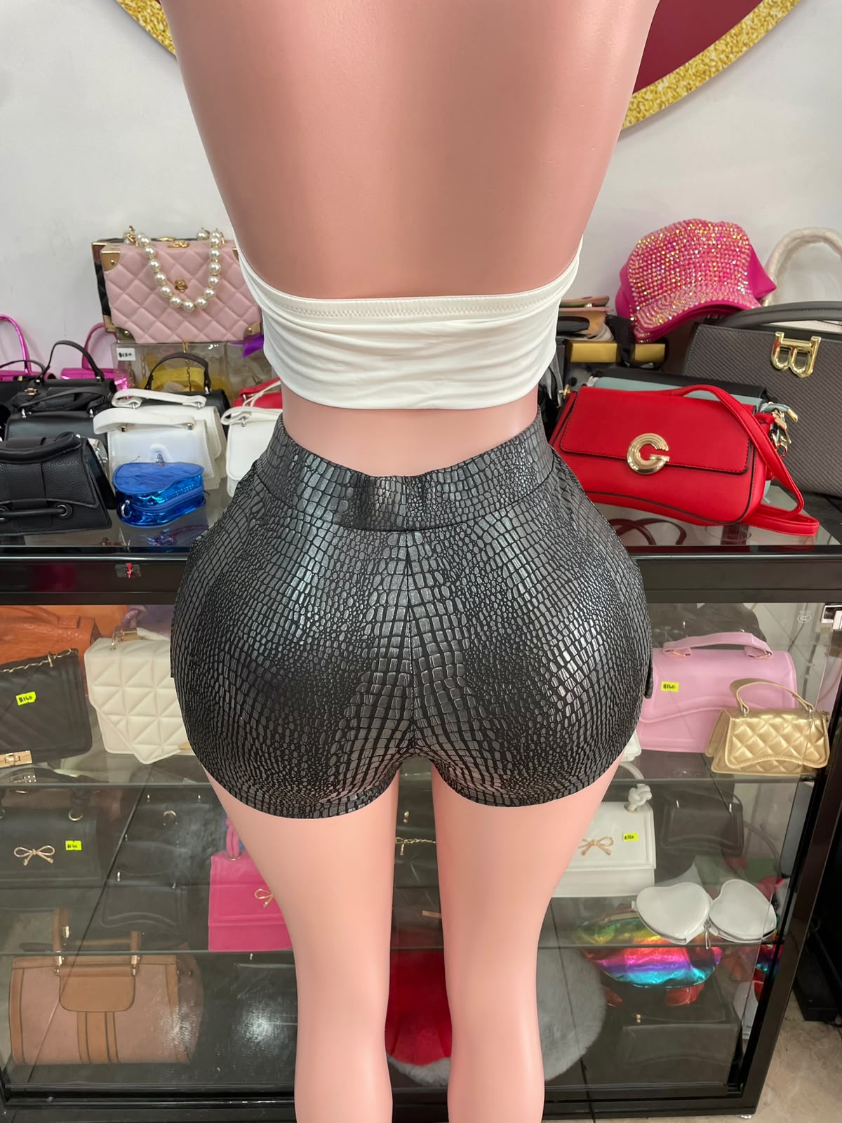 Leather Skort