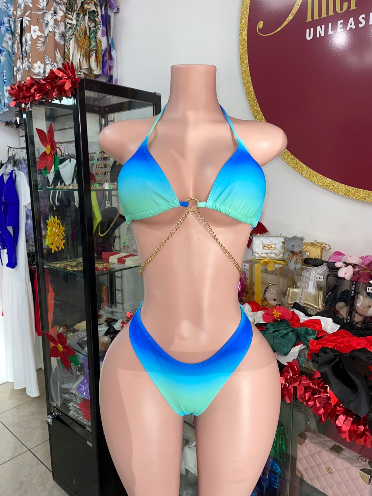 Ombré 3pc Swimsuit