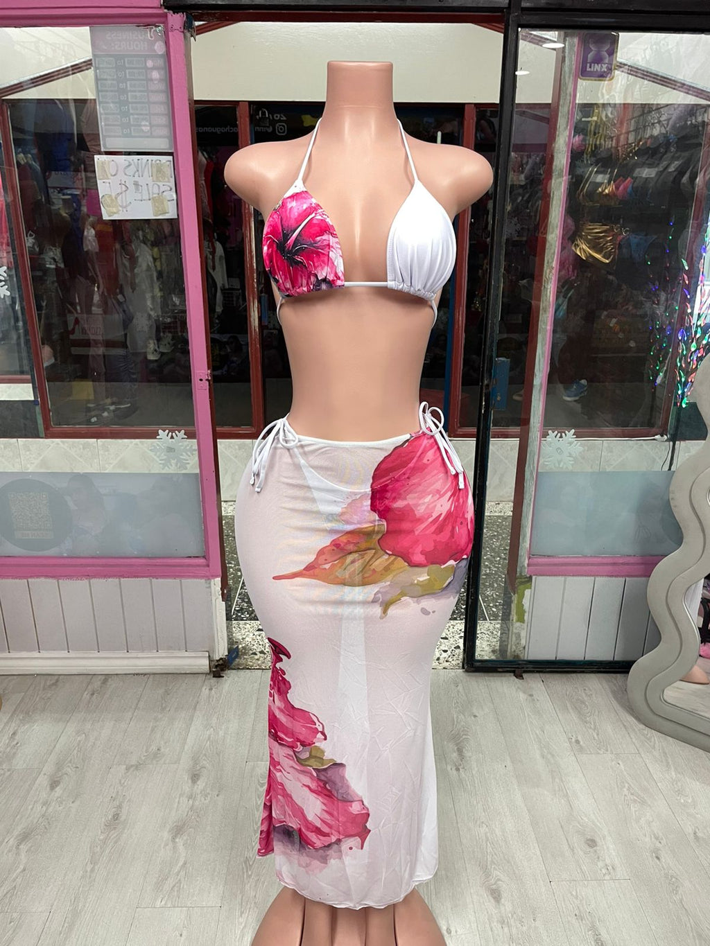 Hibiscus 3pc Swimsuit