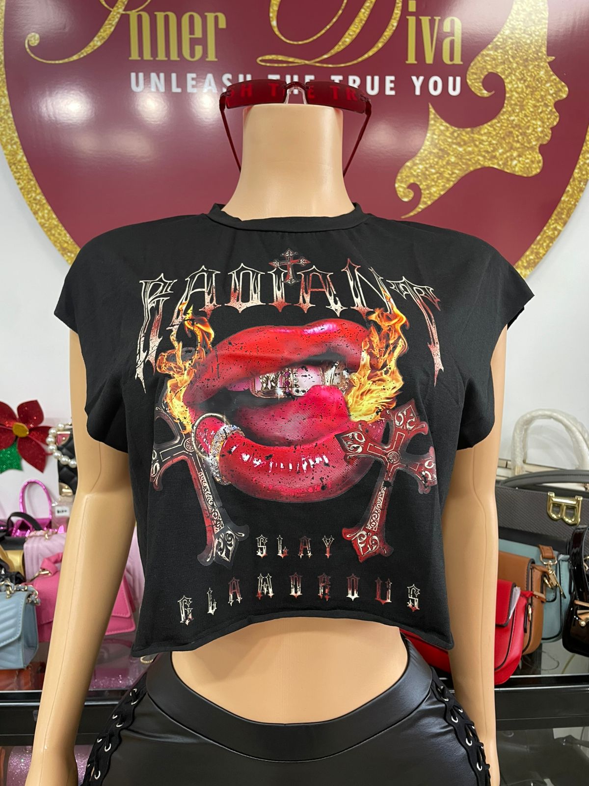 Cropped Graphic Tee