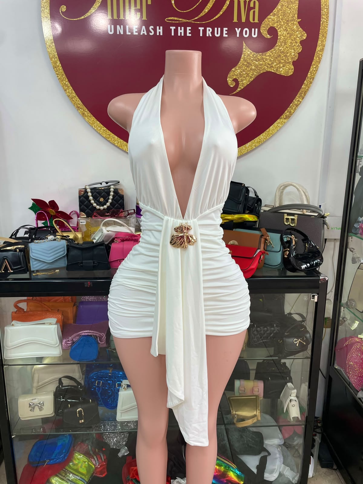 Backless Mini Dress