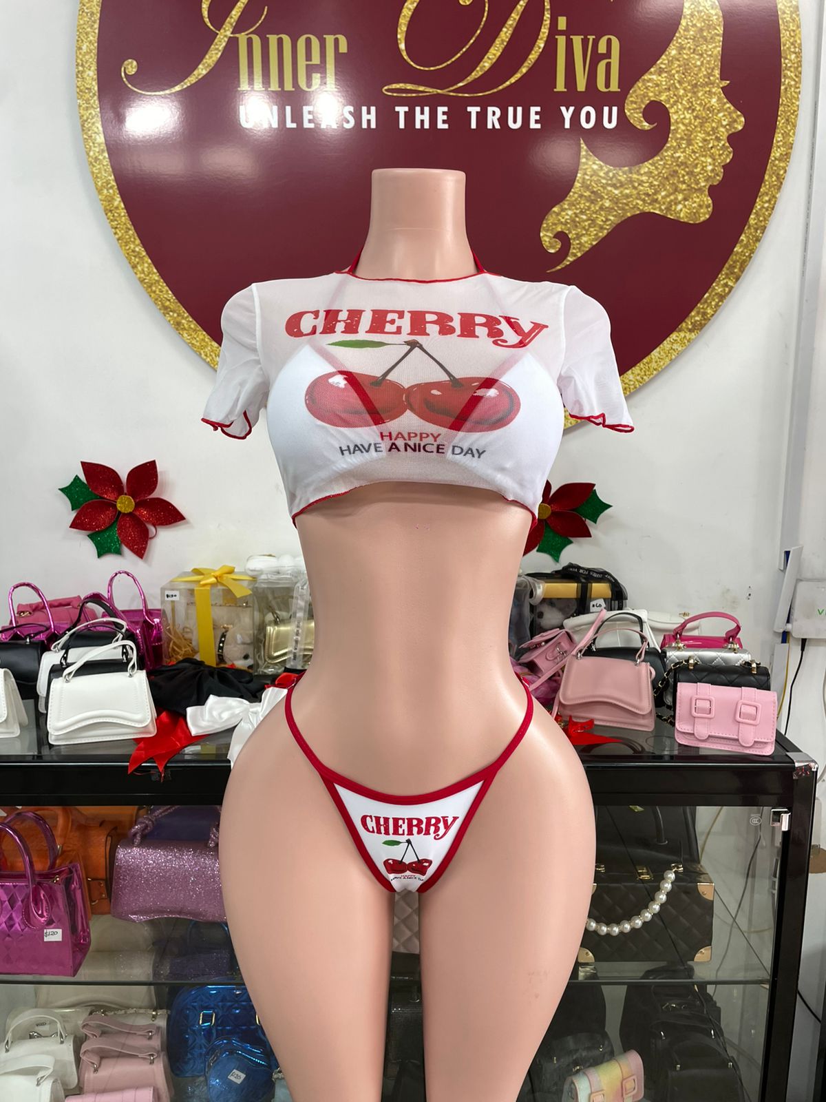 Cherry 3pc Swim