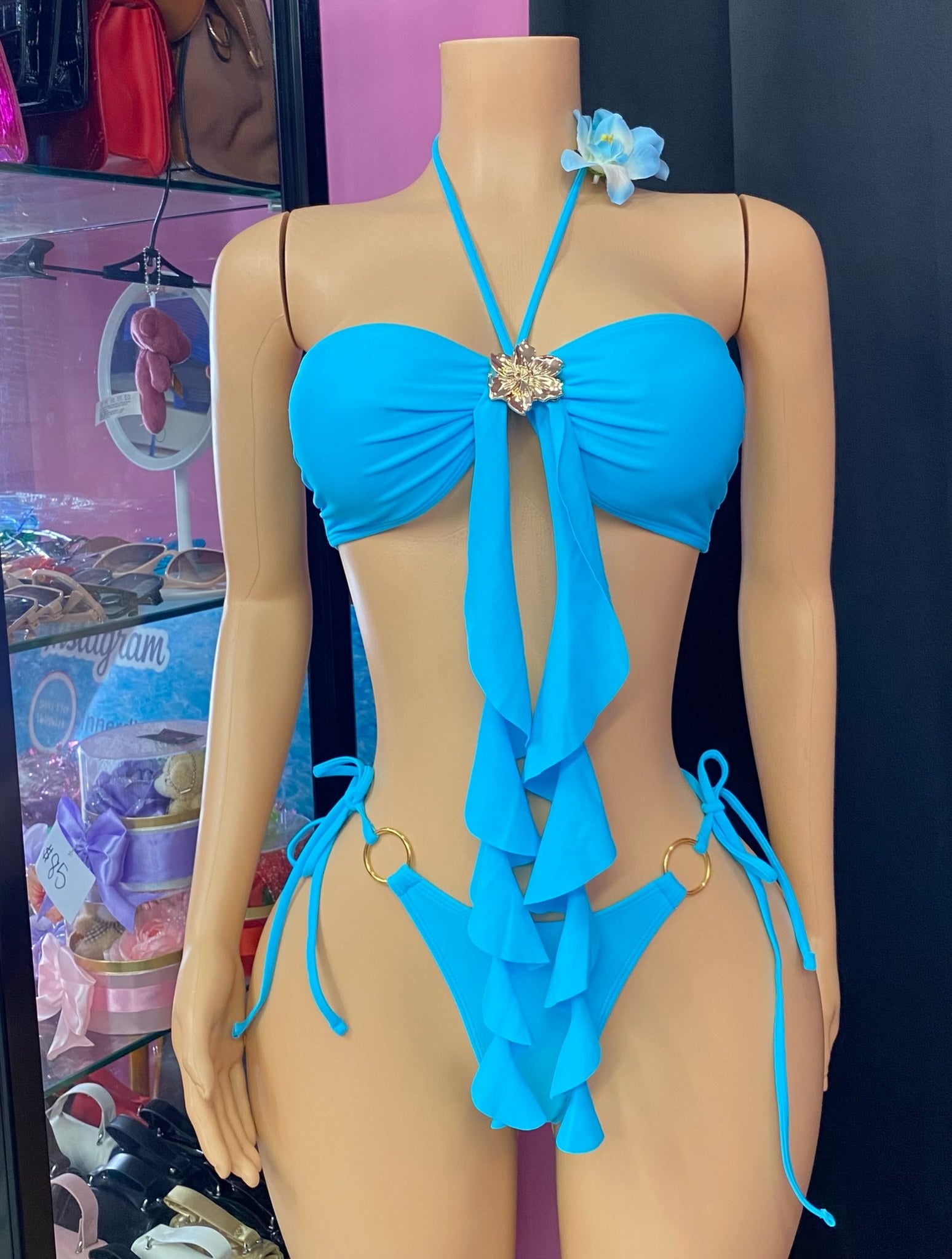 Baby Blue 3pc Swimsuit