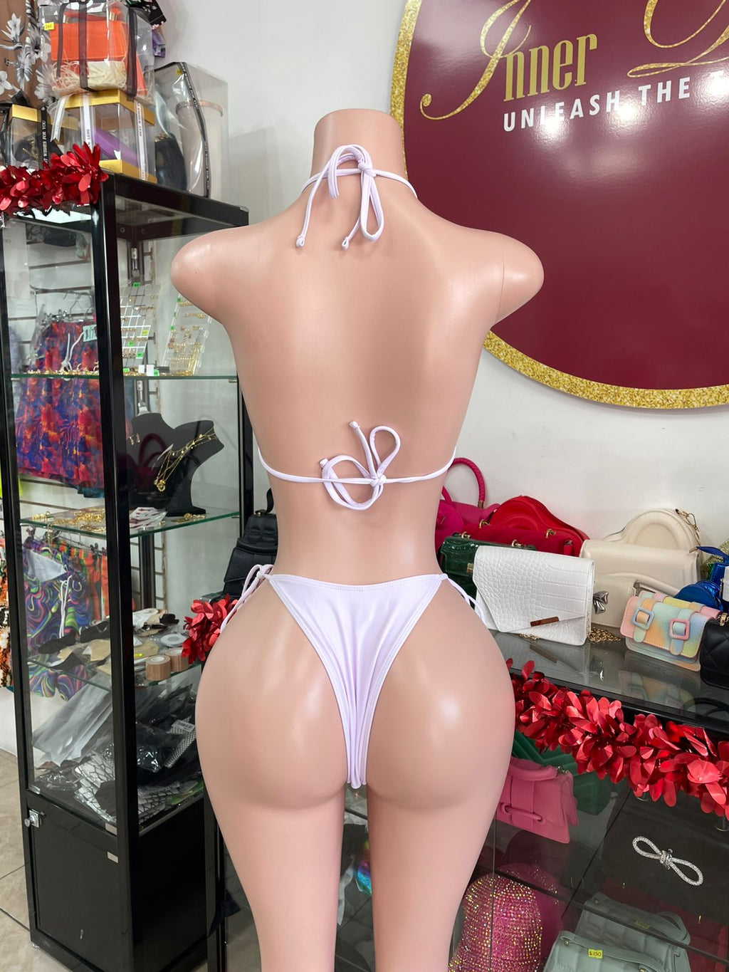 Pink Hibiscus 3pc Swimsuit