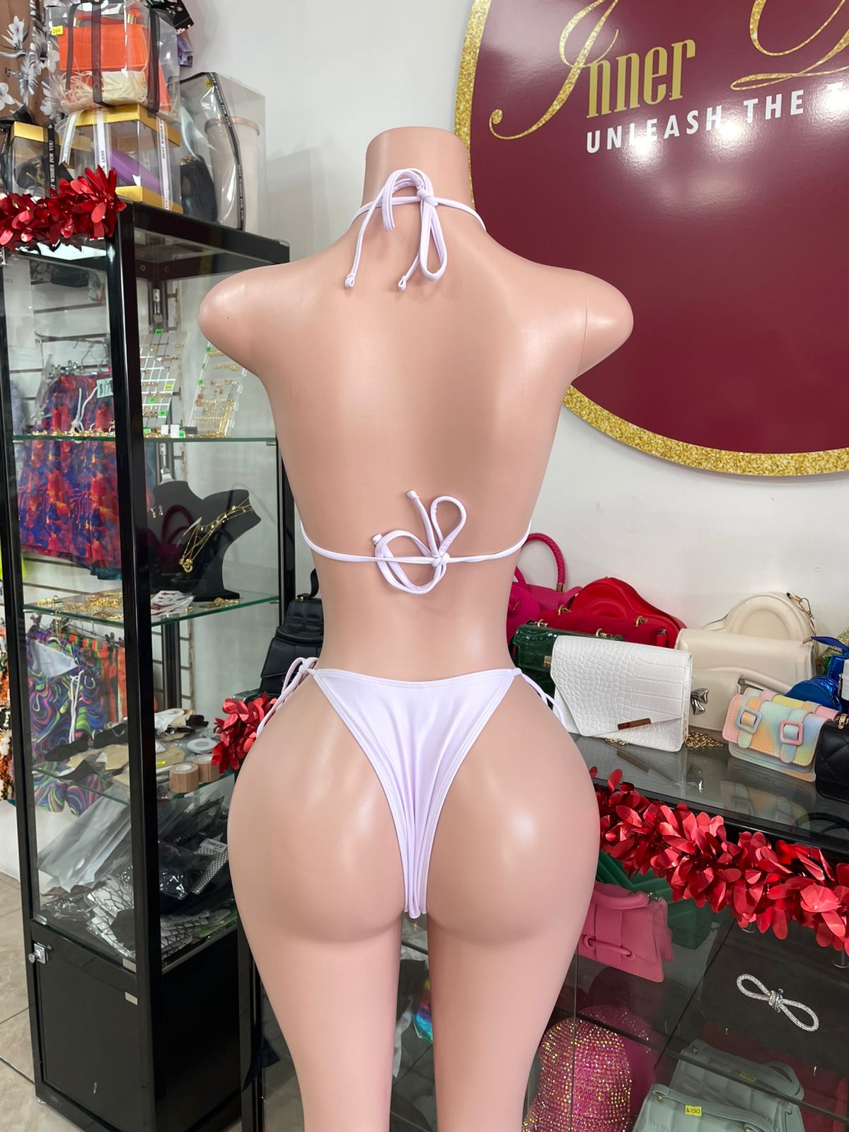 Pink Hibiscus 3pc Swimsuit