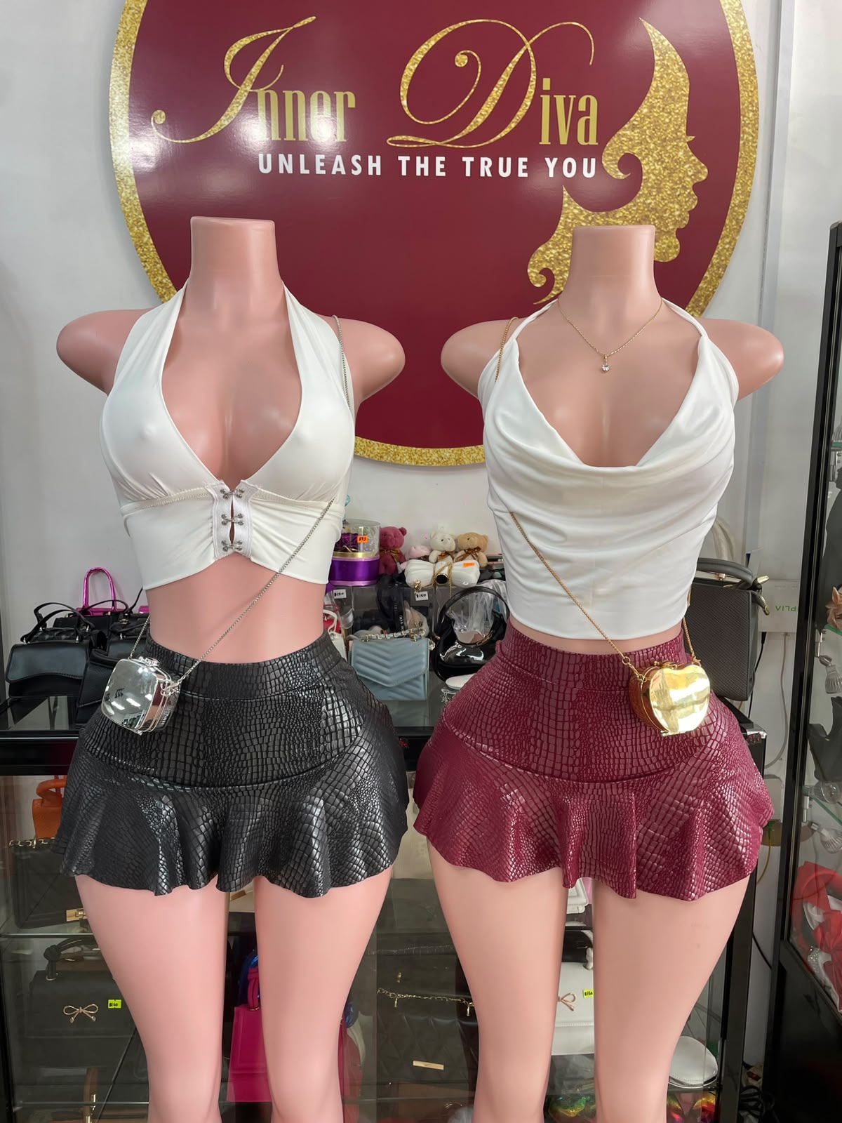 Leather Skort
