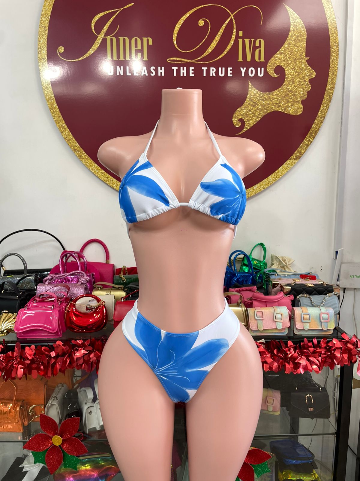Blue 3pc Swimsuit