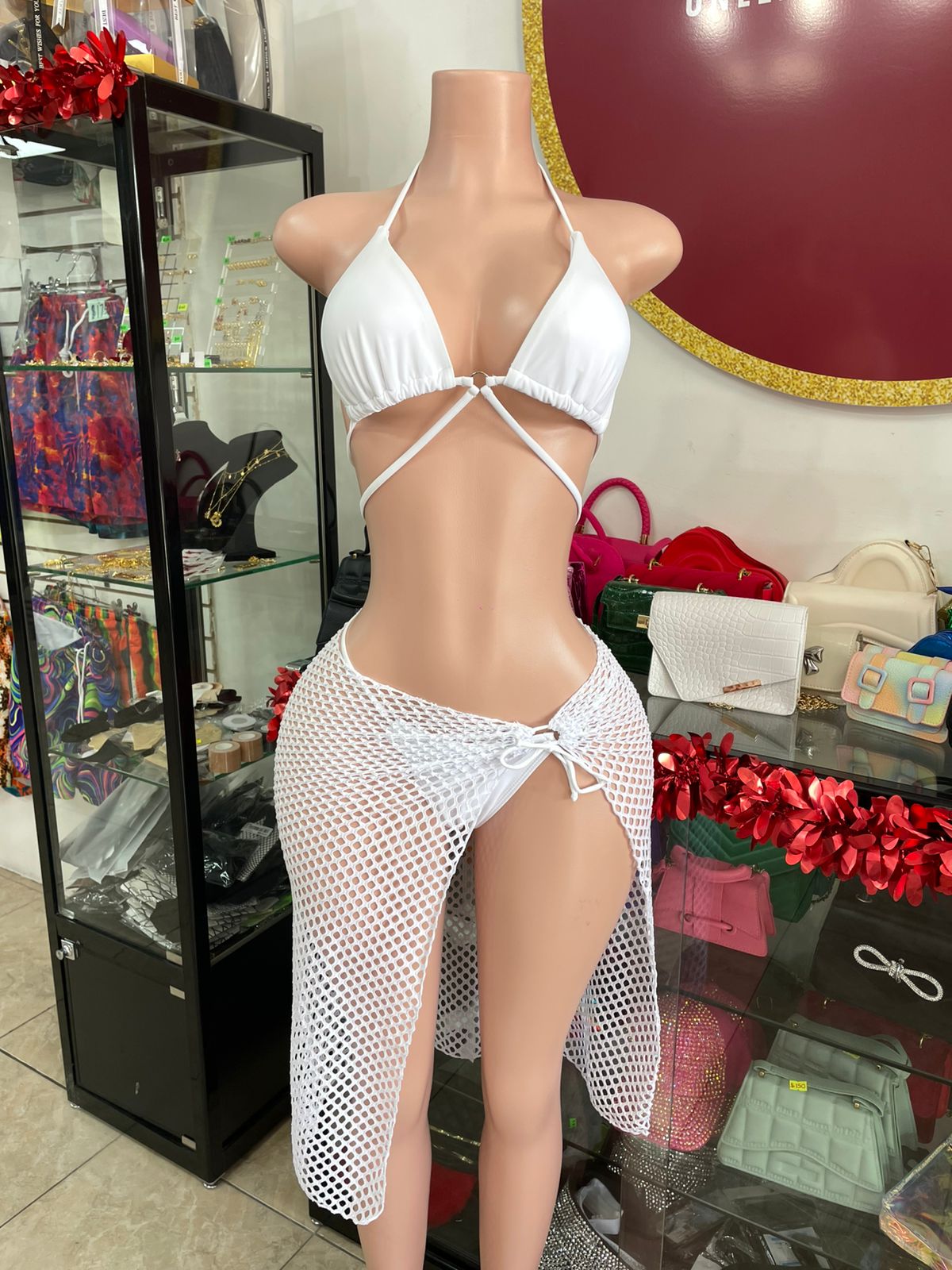 Netted 3pc Swimsuit