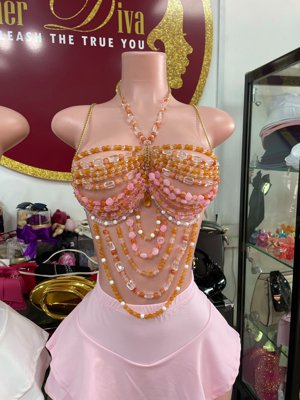 Beaded Chain Top