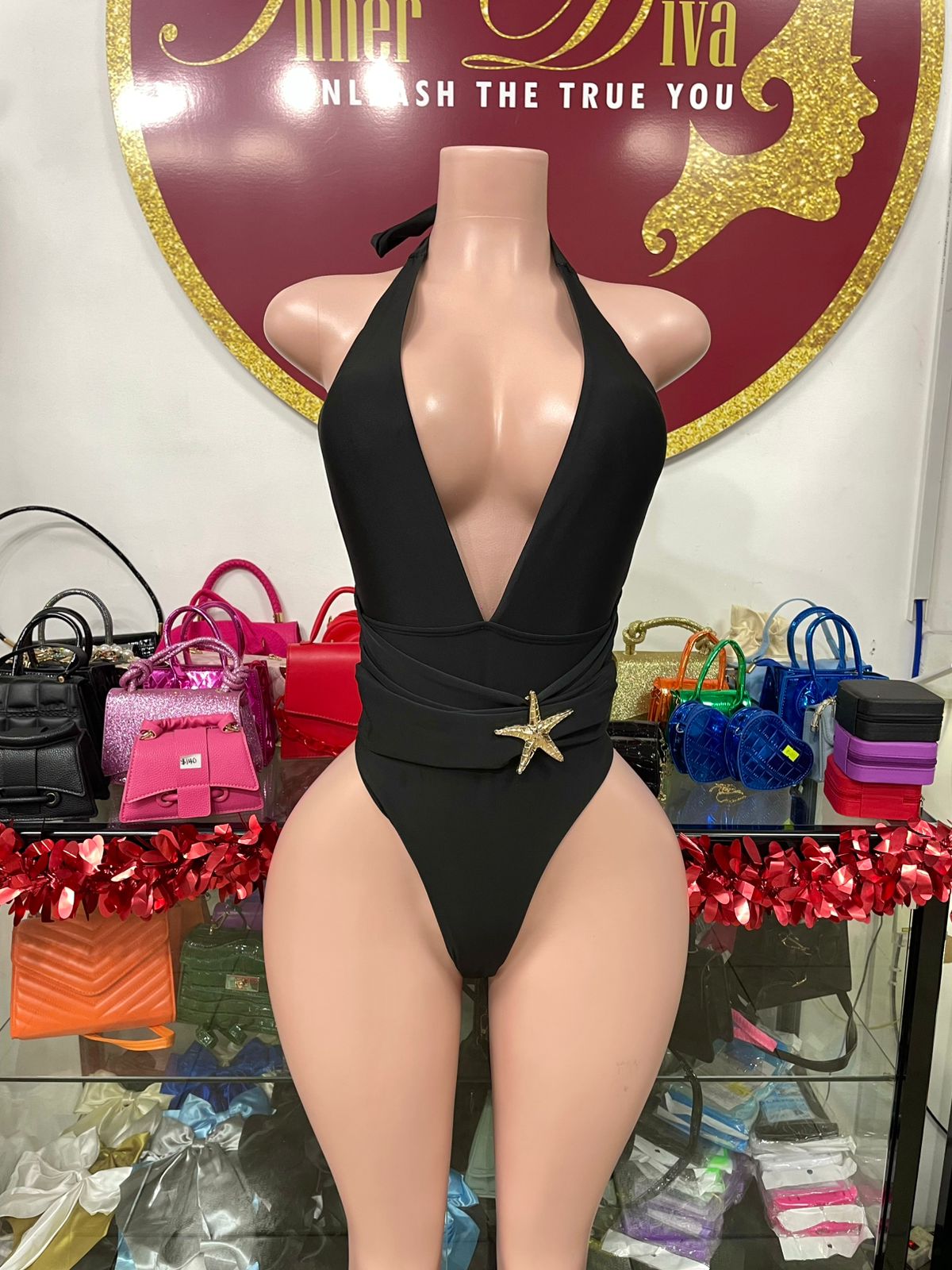 Star Monokini with Skirt Coverup