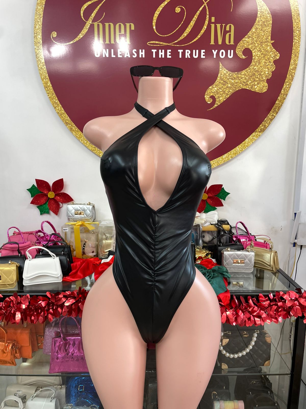 Leather Monokini