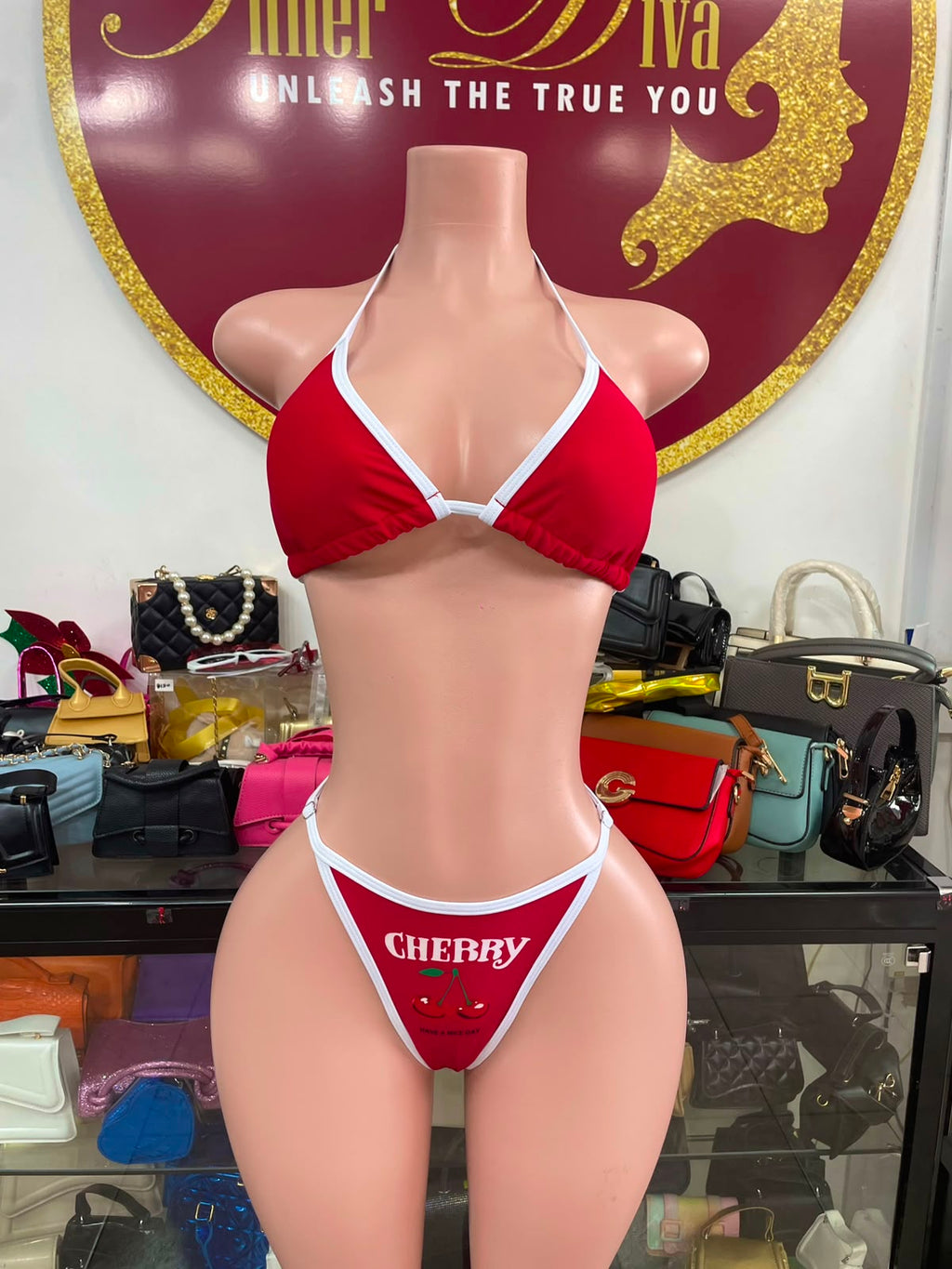 Cherry 3pc Swimsuit
