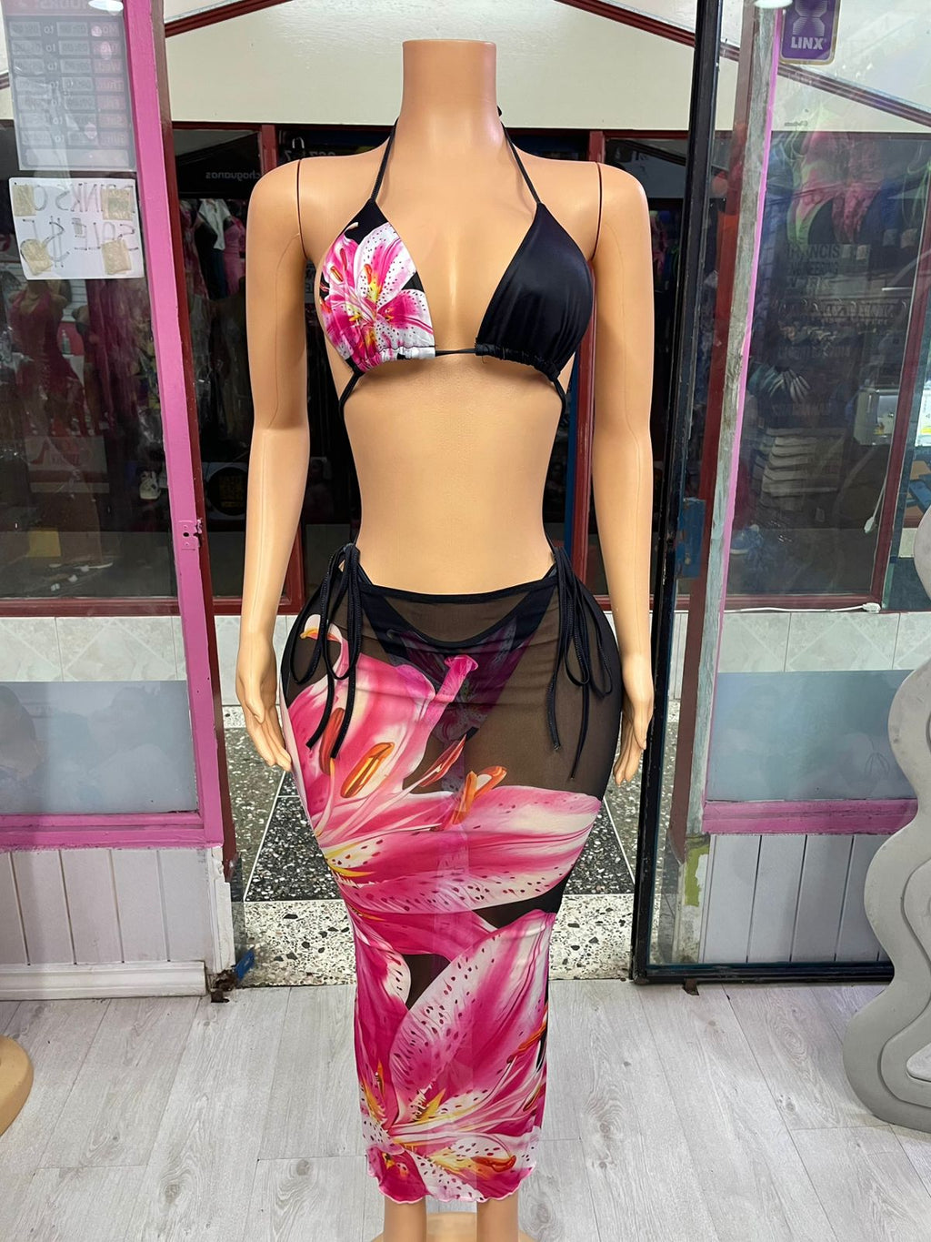 Hibiscus 3pc Swimsuit
