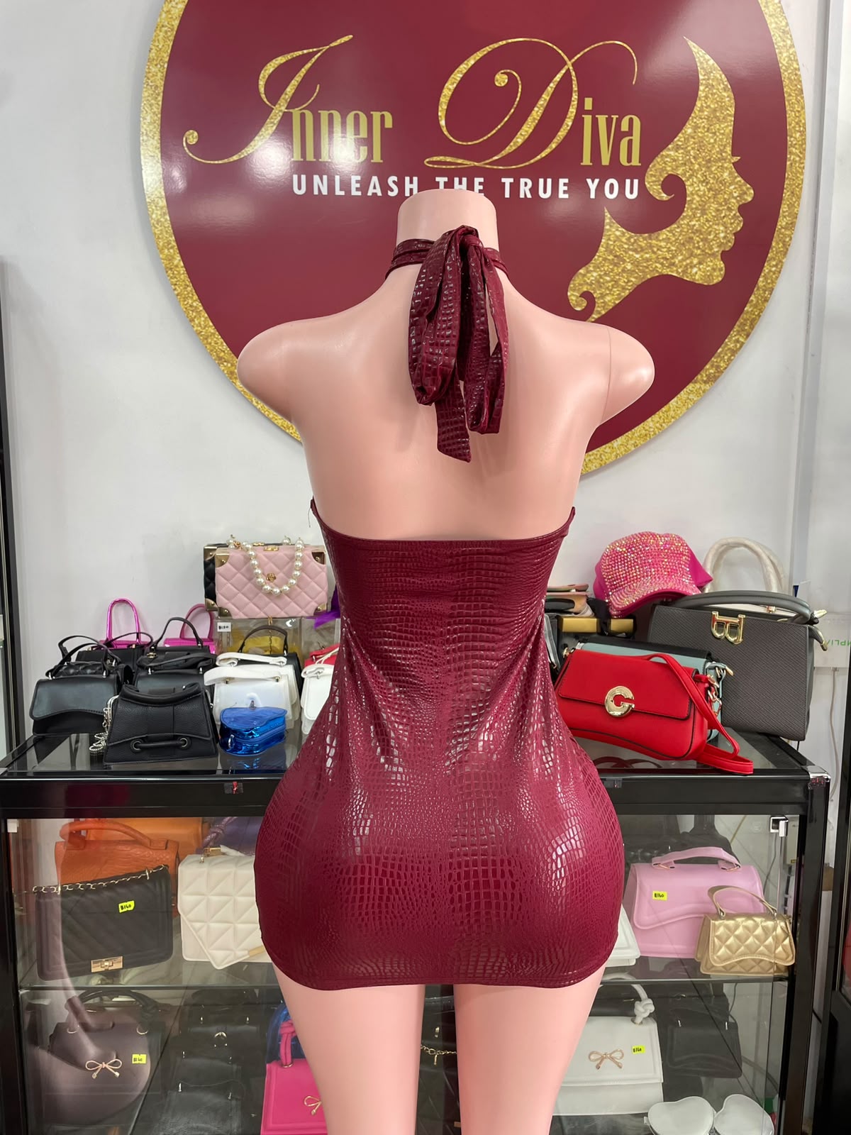 Burgundy Dress