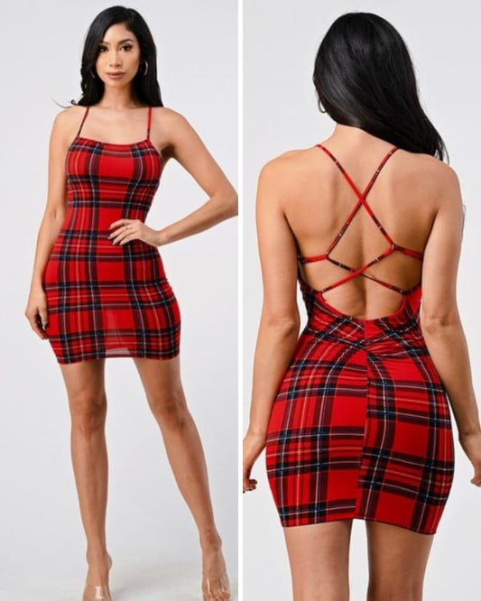 Plaid dress
