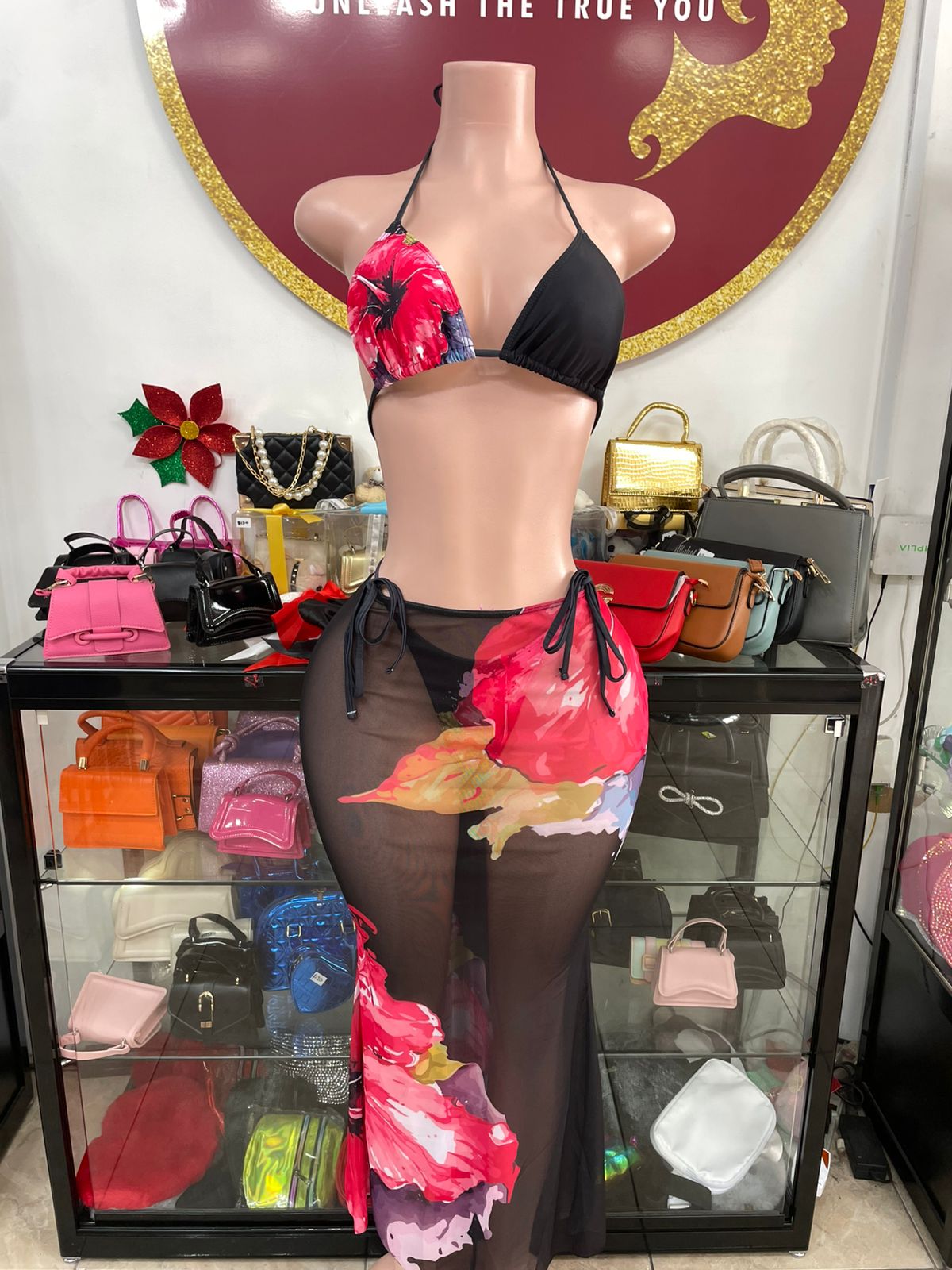Black 3pc Swimsuit