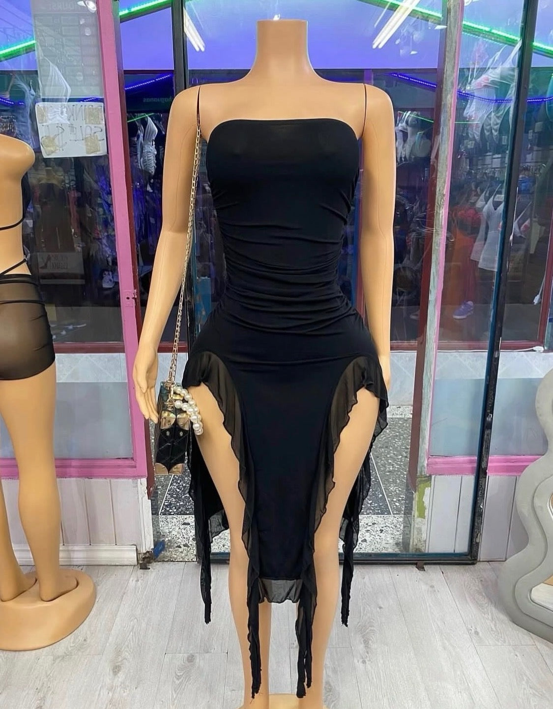 Tube Ruffle Dress