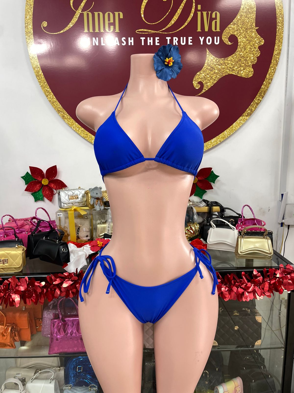 Blue 3pc Swimsuit
