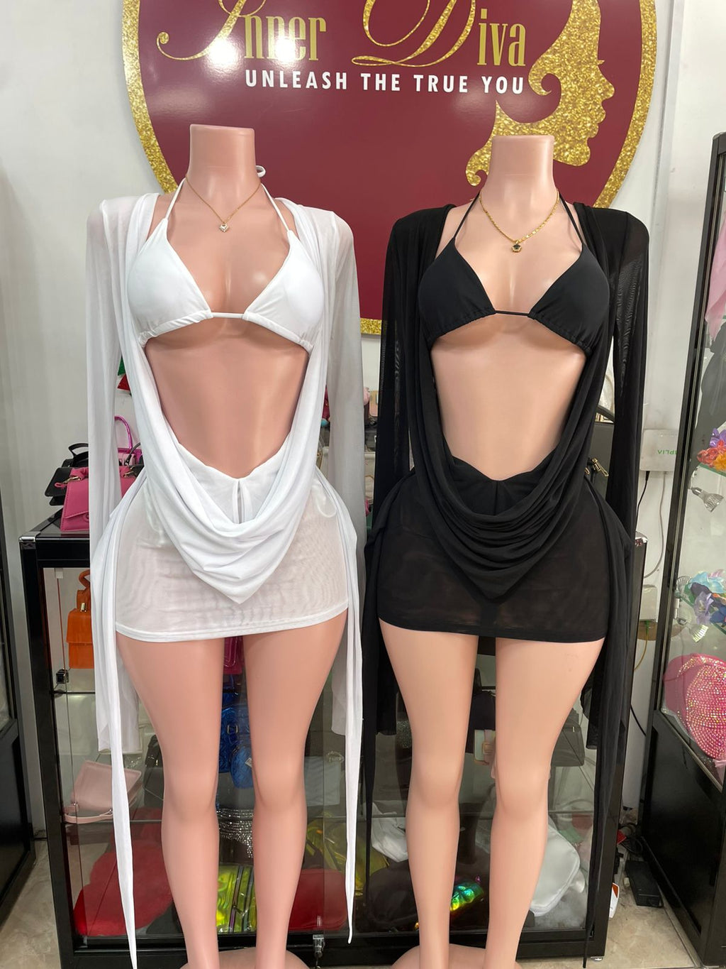 Brianna Mesh Dress