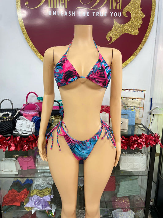 Tropical 3pc Swimsuit