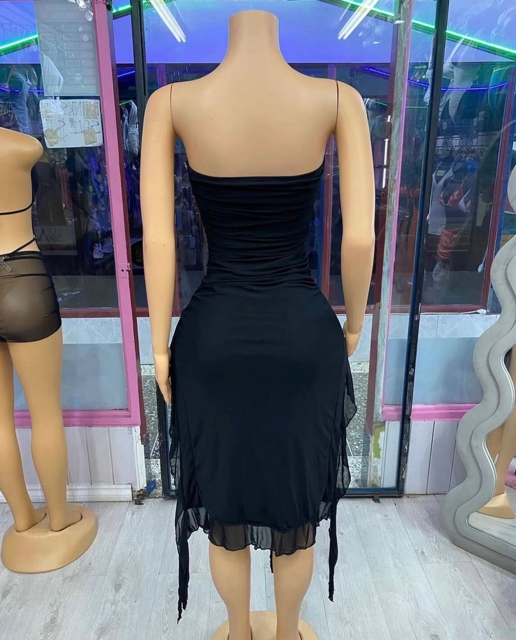 Tube Ruffle Dress