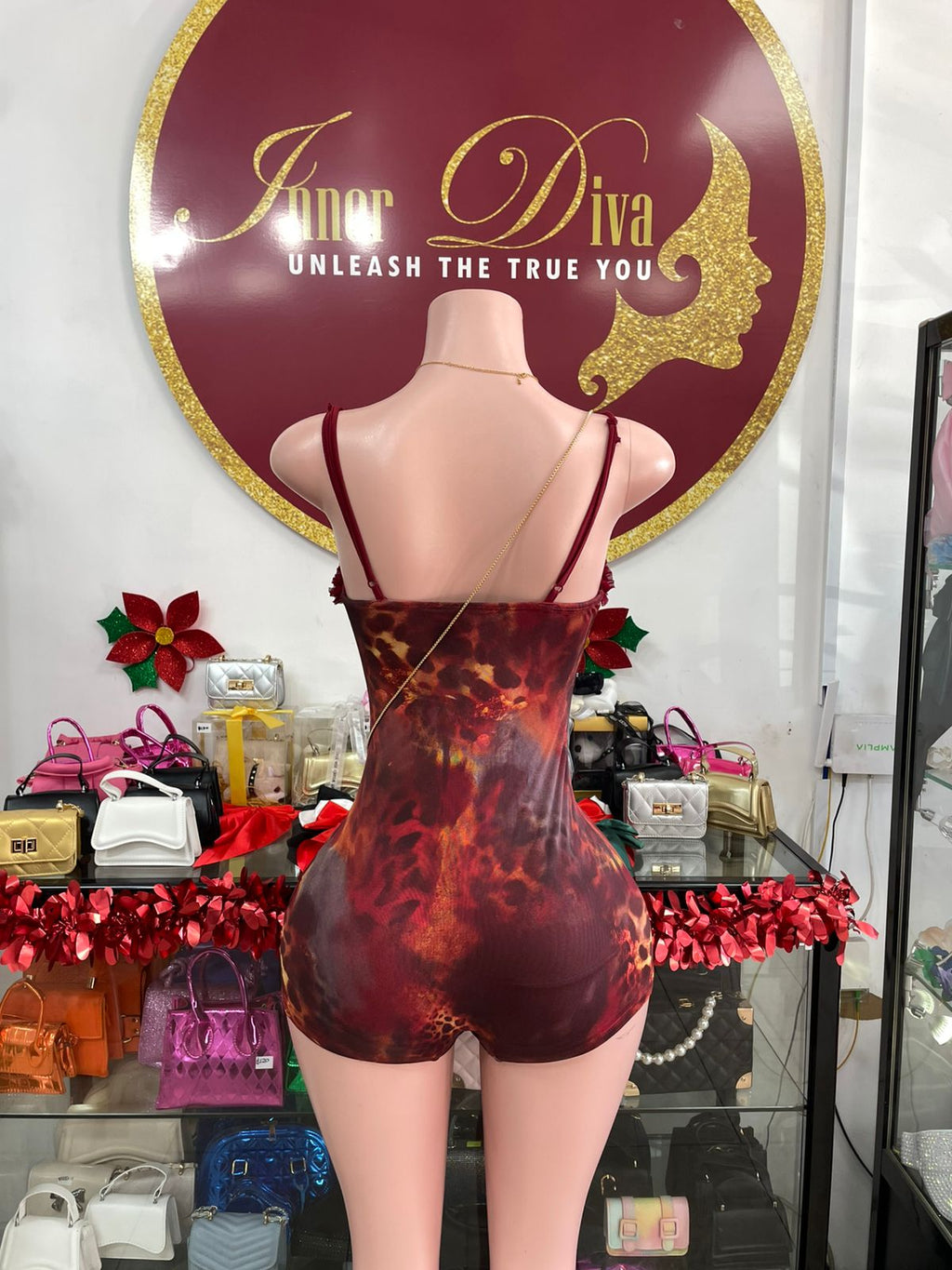 Red Frilly Romper
